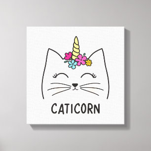 Caticorn Canvastryck