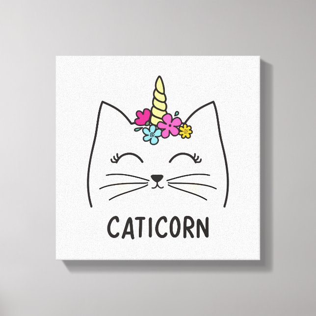 Caticorn Canvastryck (Framsida)