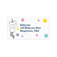 Caticorn | Etikett | Vit