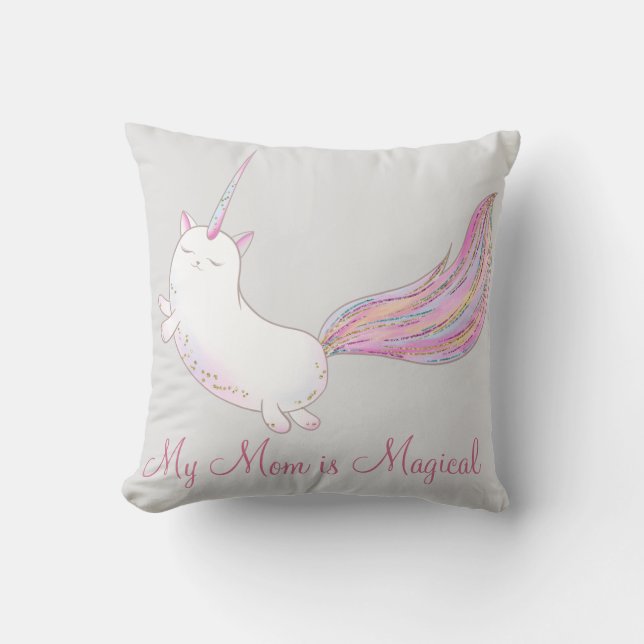 Caticorn | Mamma är Magic Kudde (Framsida)