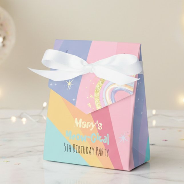 Caticorn Meow-Gical Födelsedagspresent Presentaskar (Skapare uppladdad)