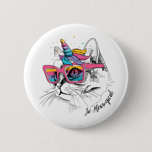 Caticorn Så Meoggig Knapp