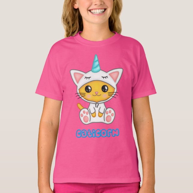 Caticorn T Shirt (Framsida)
