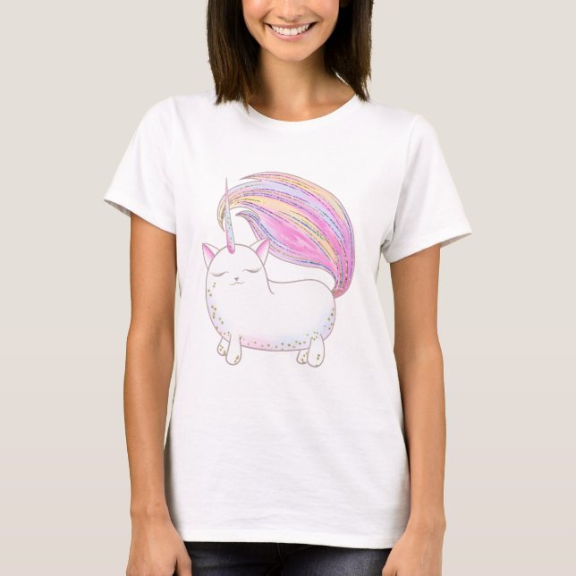 Caticorn T Shirt (Framsida)