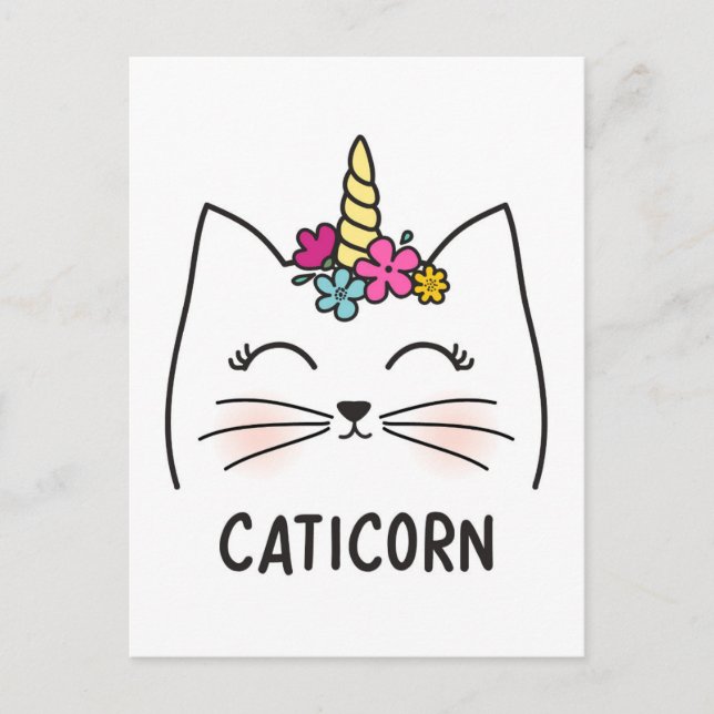 Caticorn Vykort (Framsida)