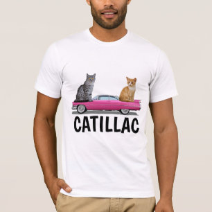 CATILLAC CAT CLASSIC CAR T-SHIRT