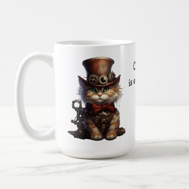Catitude är allt kaffemugg (Vänster)