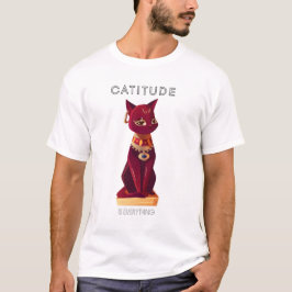 CATITUDE är allt T-Shirt