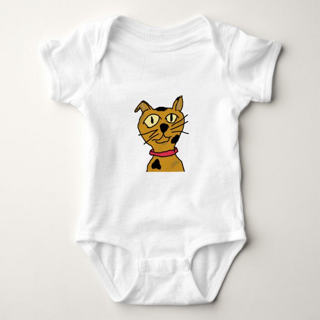 Catitude Baby T-Shirt (Framsida)