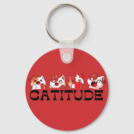 Catitude Charm – Memories at Your Fingertips 😺 Nyckelring