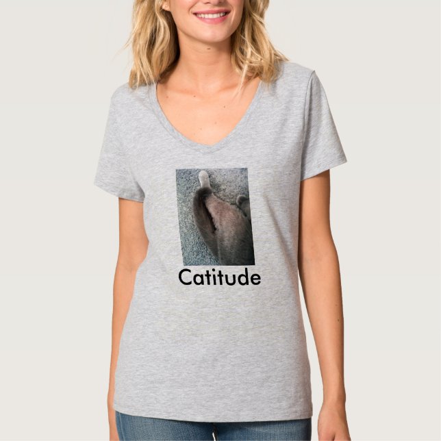 Catitude Women's T-shirt (Framsida)
