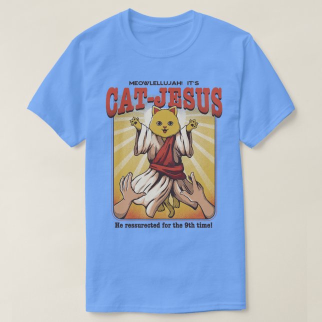CatJesus av Tobe Fonseca T Shirt (Design framsida)