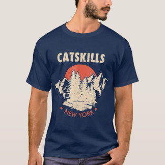CatKompetens New York NY Hiking Mountains T Shirt