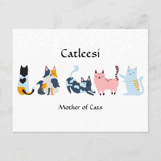 Catleesi, Katternas Moder Vykort (Framsida)