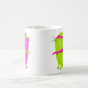 Catman grönt kaffemugg