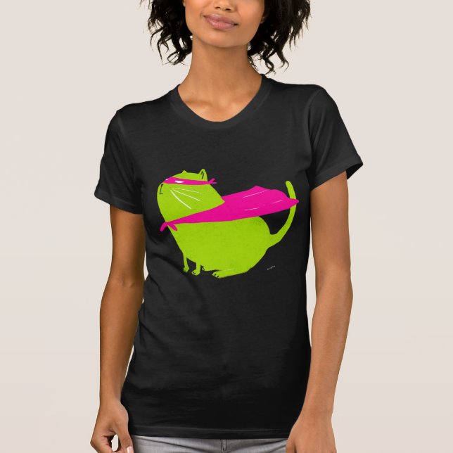 Catman grönt tee shirt (Framsida)