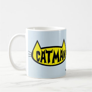 "CATMAN" MANAR CAT LOVER RETRO-LOGOTYP KAFFEMUGG