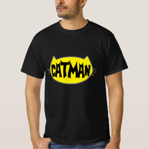 CATMAN Retro Stil Manar Cat Lover T Shirt