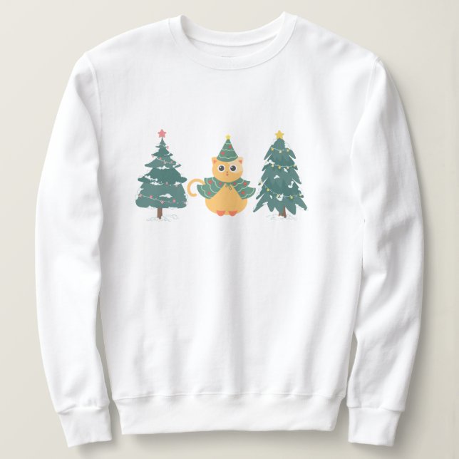 Catmas Julgran T Shirt (Design framsida)