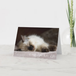 Catnapping julkort helgkort