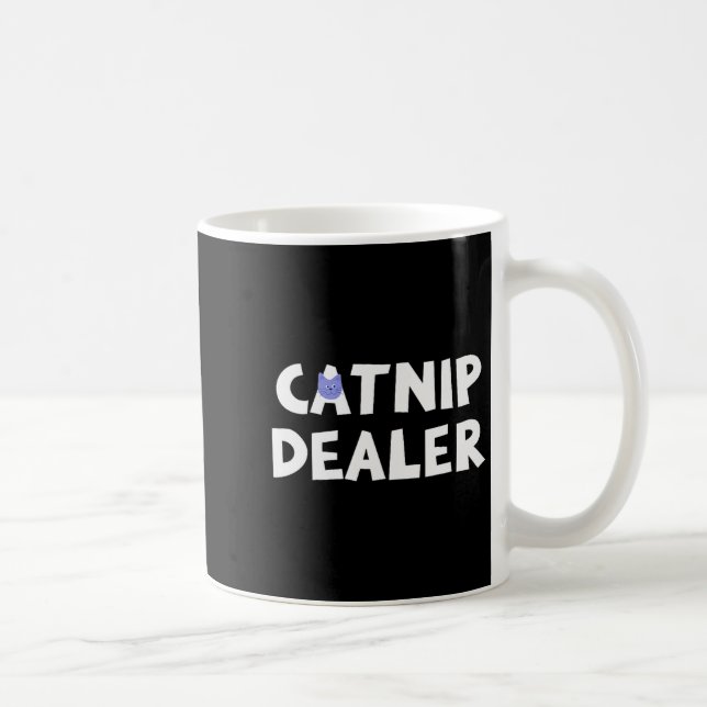 Catnip Er Funny Cat  Kaffemugg (Höger)