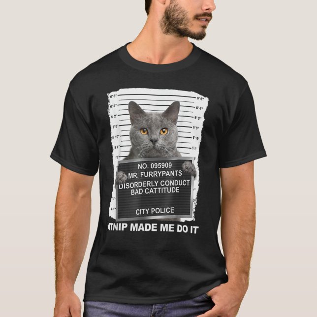 Catnip fick mig att göra det 1 t shirt (Framsida)