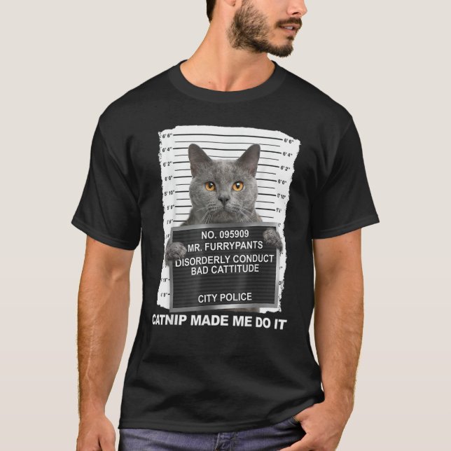 Catnip fick mig att göra det 2 t shirt (Framsida)