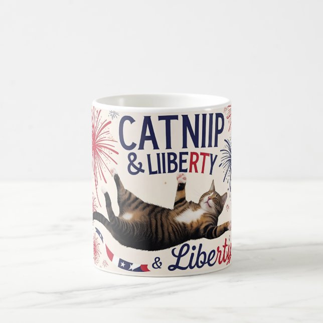Catnip & Liberty - Roligt Cat Mugg (Center)