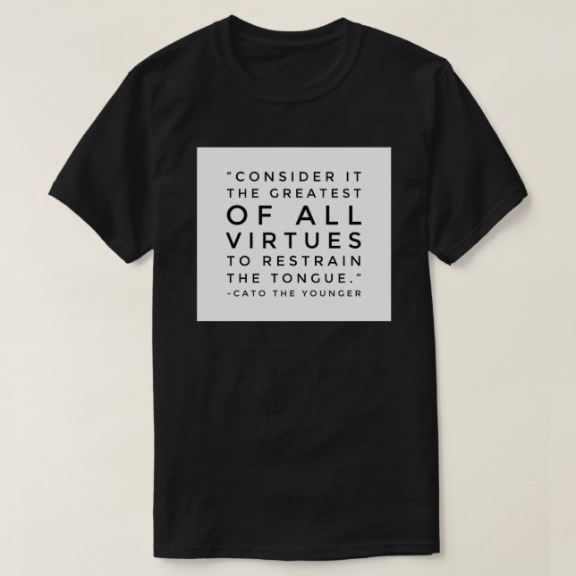 Cato the Younger T Shirt (Design framsida)