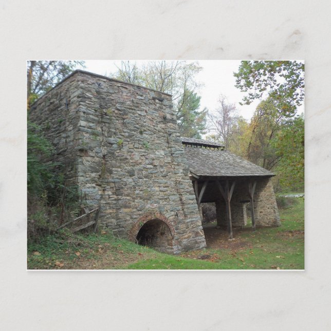Catoctin Mountain Furnance. Thurmont, Maryland Vykort (Framsida)