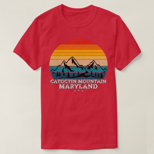 CATOCTIN MOUNTAIN MARYLAND T SHIRT (Design framsida)
