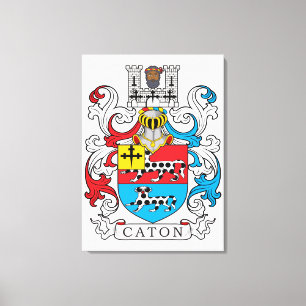 Caton familjvapensköld canvastryck
