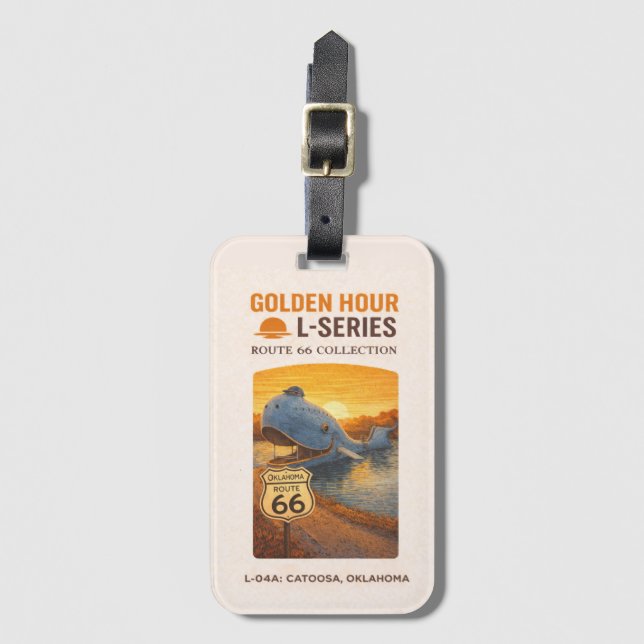 Catoosa Route 66 Golden Hour L-Serie Bagagebricka (Framsida vertikal)