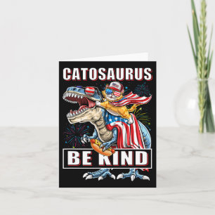 Catosaurus Rolig Katt Dinosaurie Meowica Kort