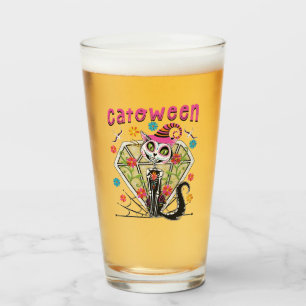 Catoween Halloween Glaskopp