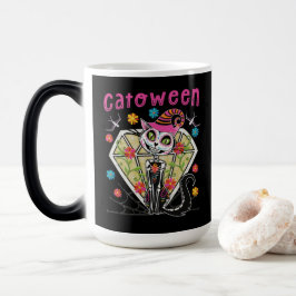 Catoween Halloween Magisk Mugg