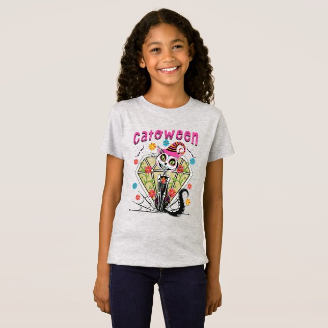 Catoween Halloween T Shirt (Hel framsida)