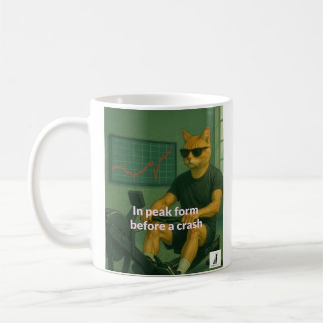 Catpitalist: Högpresterande investerare Kaffemugg (Vänster)
