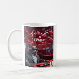 Catpitalist: Market Crash Comedy - Lusny Mug Kaffemugg