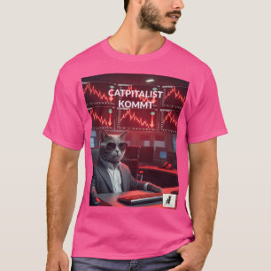 Catpitalist: Marktkraschi-Komödie - Lustiges Finan T Shirt