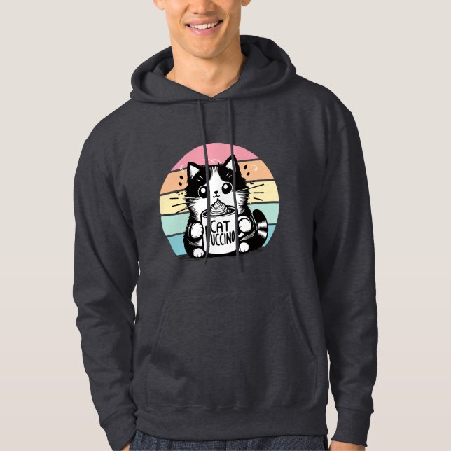 Catpuccino 3 hoodie (Framsida)