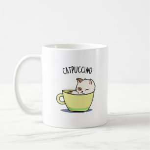 Catpuccino Funny Kattunge i Kopp Pun