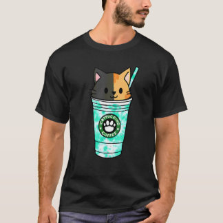 Catpuccino Katt Puns Katt Katt Dag Kaffe Dag Kaff T Shirt