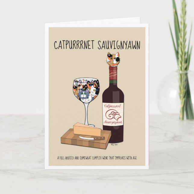 Catpurrnet Sauvigyawn Kort (Framsida)