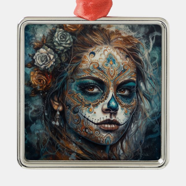 Catrina Azul Julgransprydnad Metall (Framsidan)