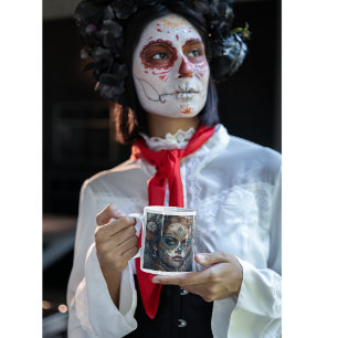 Catrina Azul Magisk Mugg