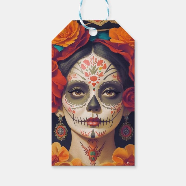 Catrina Day of the dead 1 Presentetikett (Framsidan)