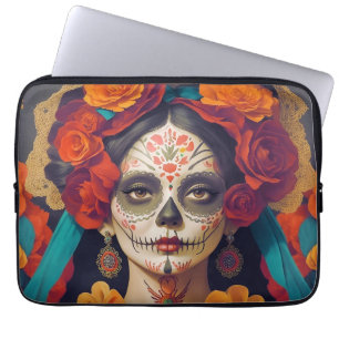Catrina Día De Los Muertos 1 Laptop Fodral