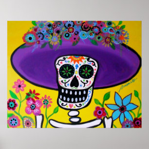 CATRINA DIA DE LOS MUERTOS PORTRÄTT POSTER