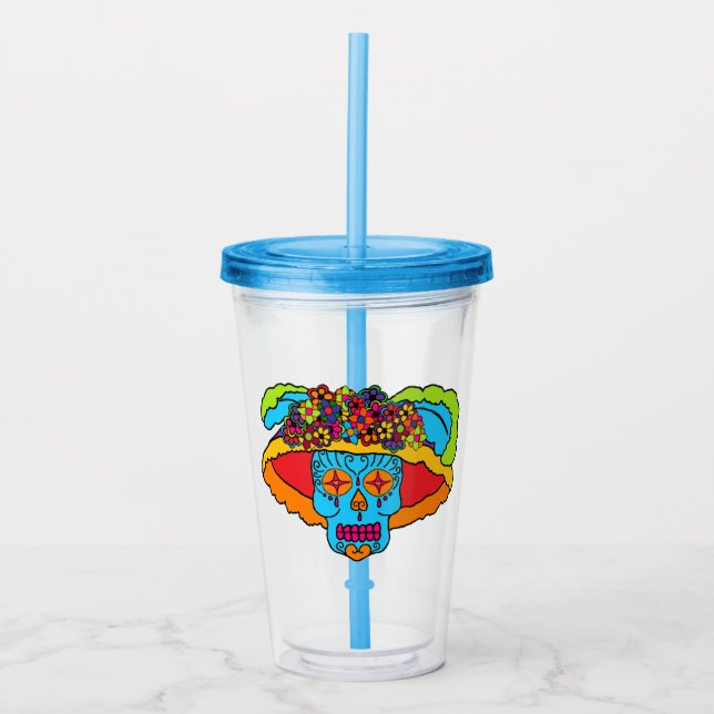 Catrina Socker Skalle Take Away Mugg (Framsida)